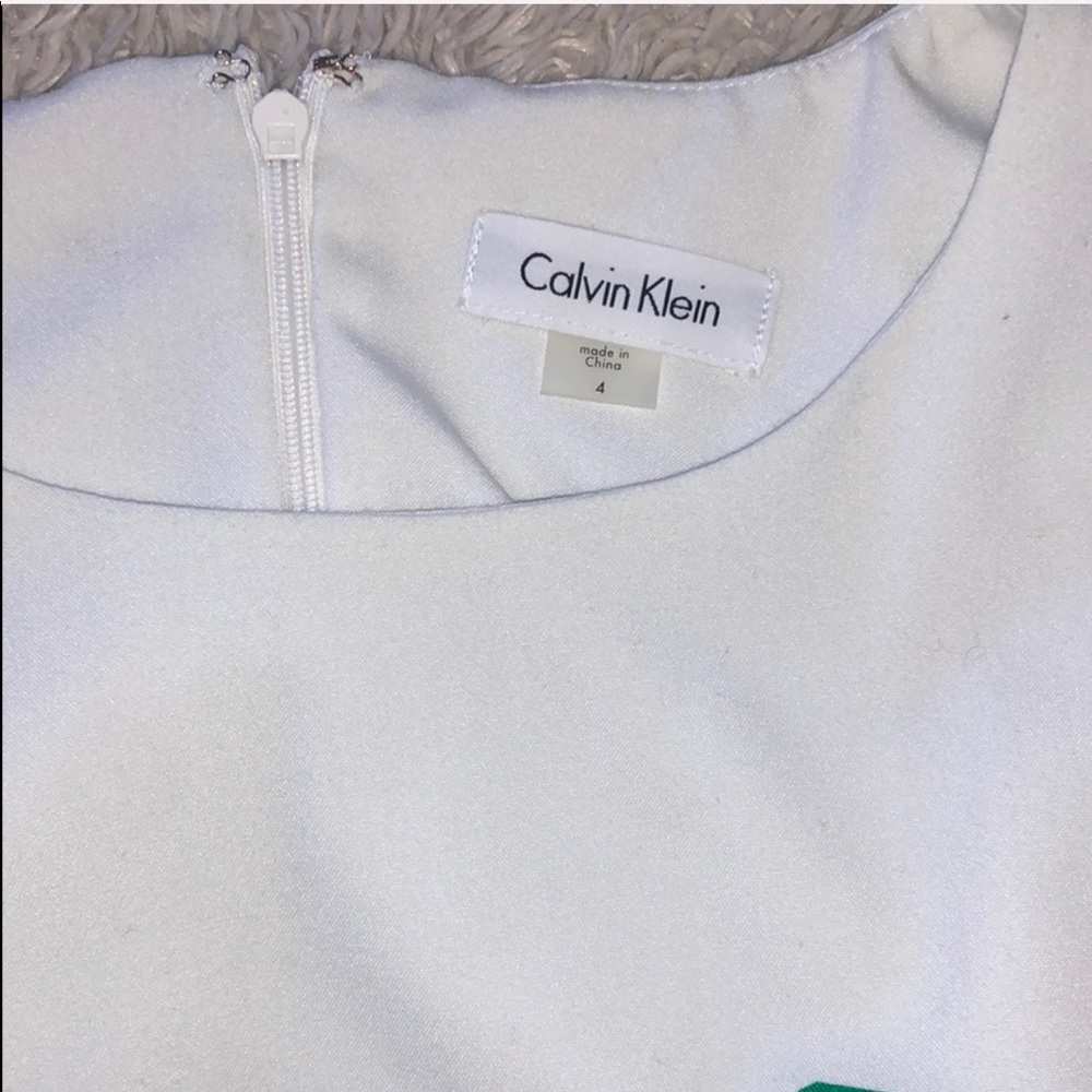 Calvin Klein midi dress with pockets.